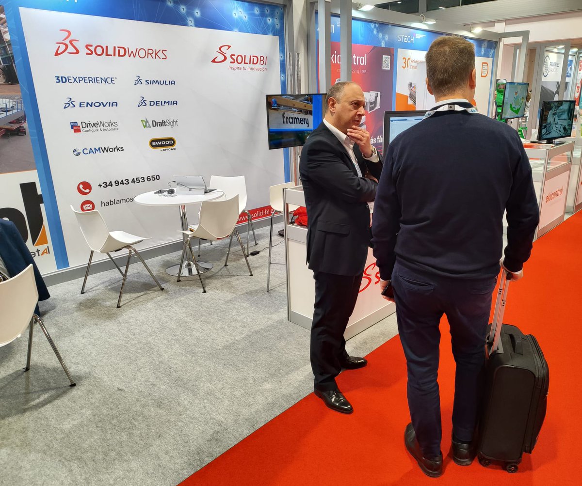 ¡Día 2 en MetalMadrid 2024! 🤟

Seguimos al pie del cañón en nuestro stand 9C09(2) 📍 de la feria <a href="/AdvManufactES/">Advanced Manufacturing ES</a> que se está celebrando hasta hoy, jueves 21 de noviembre en el IFEMA MADRID de 09:30 a 18:00 horas

¡Acércate y hablamos! 🤝
#MetalMadrid2024 #SOLIDWORKS #3DEXPERIENCE