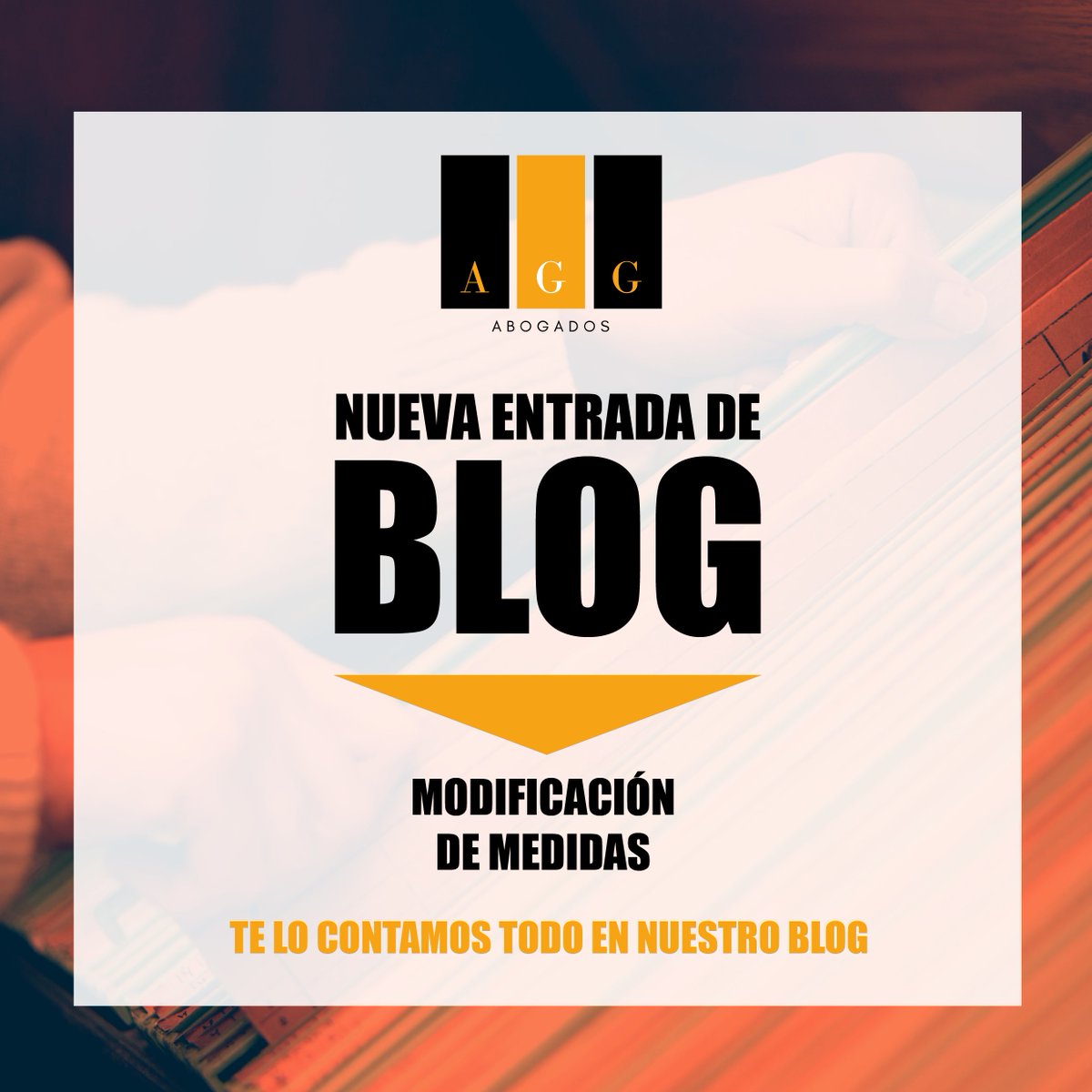 🟠NUEVA ENTRADA DE BLOG 🟠
Cuando se produce la separación o divorcio de los progenitores las relaciones... Sigue leyendo aquí 👉aggabogados.es/modificacion-d…

Ponte en contacto con nosotros en Tlf: 983 34 93 00 

#AbogadosValladolid