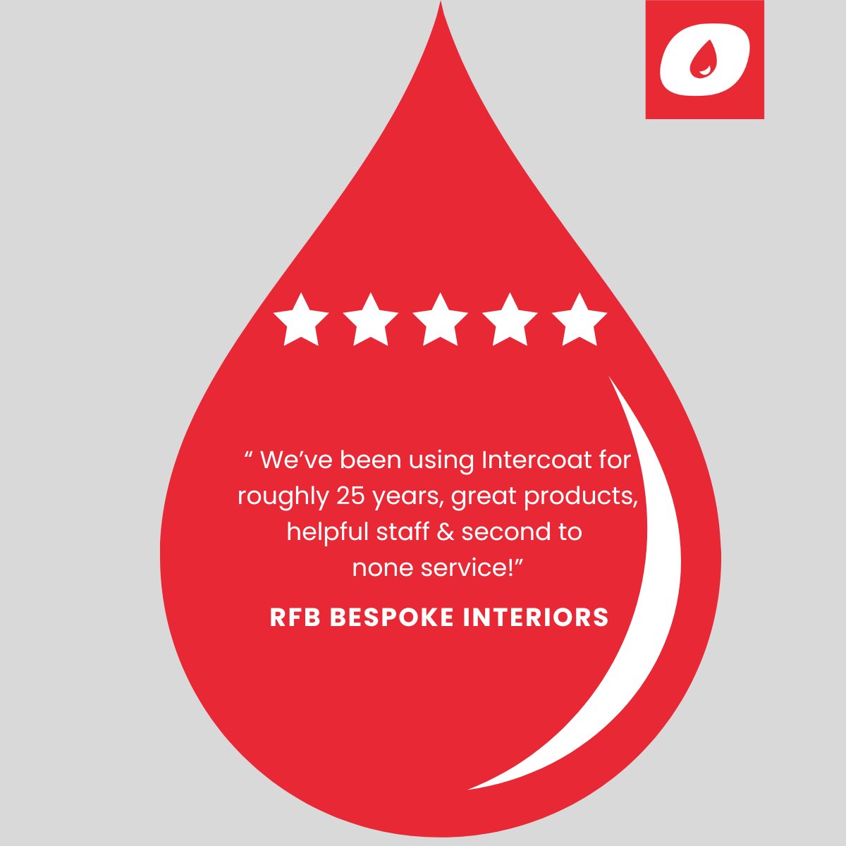 We are incredibly thankful for the glowing review from one of our amazing customers, who has partnered with us for an impressive 25 years! Their trust and collaboration have been the cornerstone of our commitment to delivering premium paints &amp; finishes for furniture manufacturers