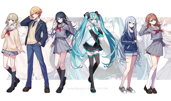 プロジェクトセカイ × ソニーストアコラボイヤホンの描き下ろしイラストを担当させて頂きました!よろしくお願いしますー!プロセカ 