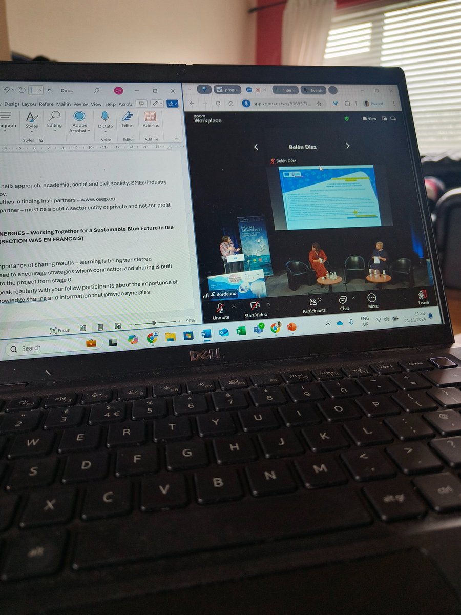 C'est n'est pas Bordeaux mais.... Very much enjoying joining in on the <a href="/AtlanticArea/">Interreg Atlantic Area</a> Annual Event here in cold, cold Ireland! #interreg #bluepoint