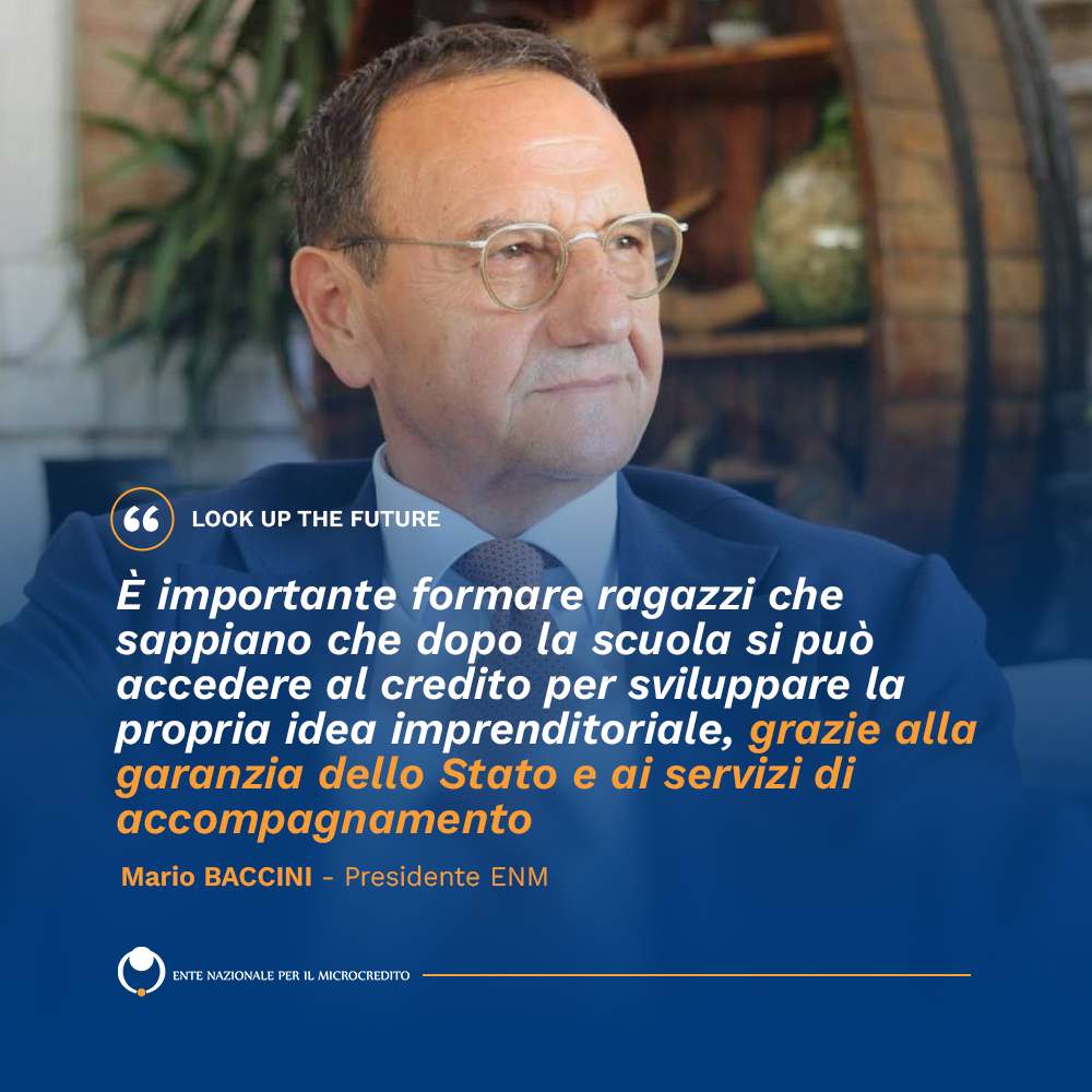📢LOOK UP THE FUTURE

Il messaggio del Presidente <a href="/MarioBaccini/">MarioBaccini</a> ⤵️
“I nostri progetti si rivolgono a tutte le persone che vogliono aprire un’impresa ma non possono accedere al credito perché non hanno garanzie reali”.

Rivedi la diretta 👉 youtube.com/live/bTSxqa0QI…