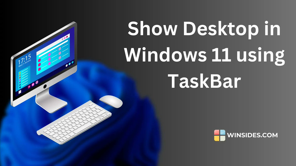 WinsidesCom's tweet image. How To Select The Far Corner Of The Taskbar To Show The Desktop In Windows 11? By Narendhiran Vijaykumar
winsides.com/?p=1337&amp;amp;wpwaut… #Taskbar #TaskbarTips #Tips #Tricks #windows11