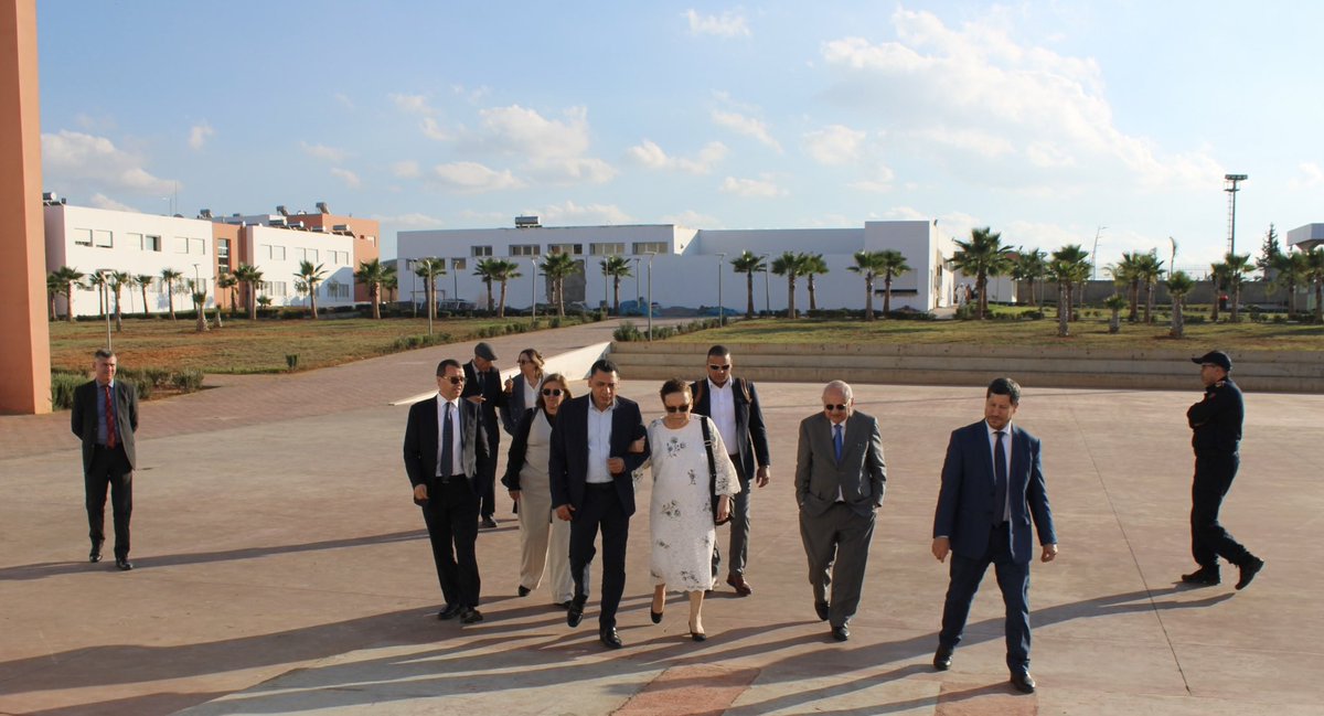 JustoDuarte's tweet photo. Visité con la procuradora Miriam Germán, el Centro de Formación del Sistema Penitenciario de Tifelt, una ciudad de Marruecos, donde pudimos ver de primera mano cómo capacitan al cuerpo del orden. Muy interesante! https://t.co/ZzAonoHaFi