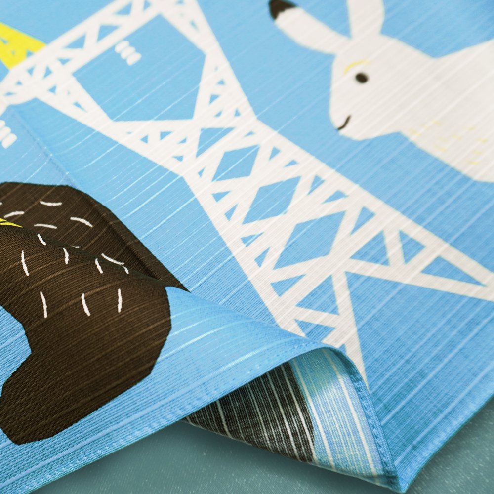 ＼新商品発売予告🍱／

✨『送電さんのおべんと包み』✨
鉄塔×北海道の動物たちをモチーフにした
ファン心をくすぐるデザインのおべんと包みを
LINEMAN NETWORK SHOPにて販売開始することが
決定いたしました🙌

イラストレーターの加賀谷奏子さんによる