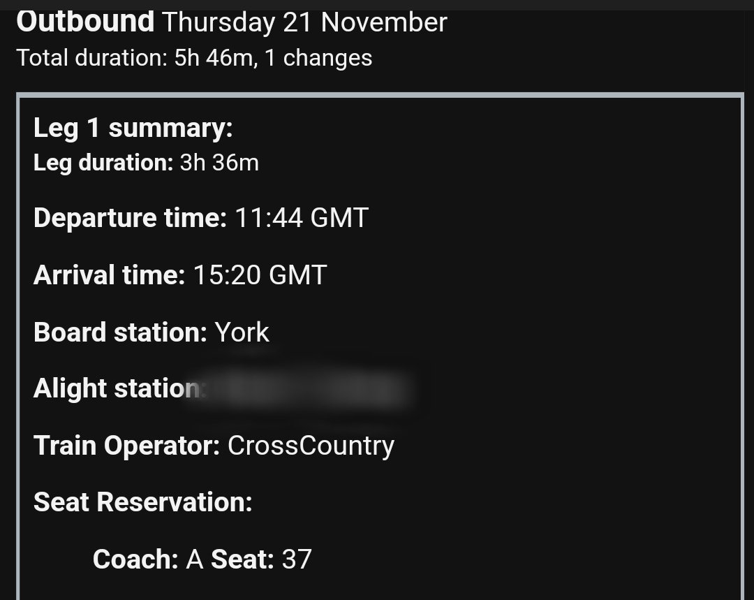 Doug Paulley (@doug_paulley) on Twitter photo Hi <a href="/CrossCountryUK/">CrossCountry Trains</a>
As usual, you have put another wheelchair in my reserved wheelchair space on your train.
It takes a lot to reserve a space, then you do this to me.
Your train is being delayed indefinitely until you put me in my space. Hi <a href="/CrossCountryUK/">CrossCountry Trains</a>
As usual, you have put another wheelchair in my reserved wheelchair space on your train.
It takes a lot to reserve a space, then you do this to me.
Your train is being delayed indefinitely until you put me in my space.