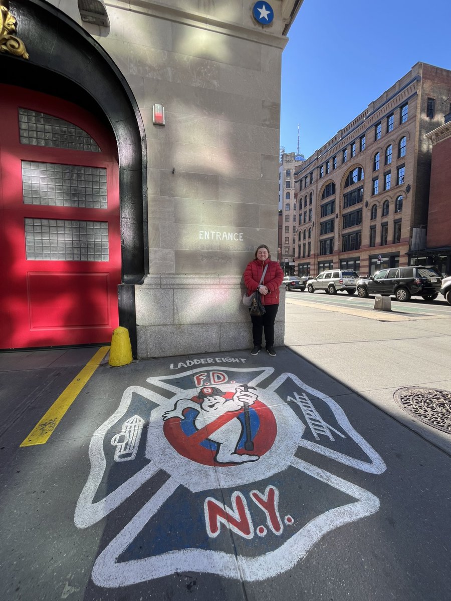 seftonpara's tweet photo. I ain’t afraid of no ghosts! 
Ghostbusters Headquarters NYC! 
#ghostbusters https://t.co/qgpF3J67Ns