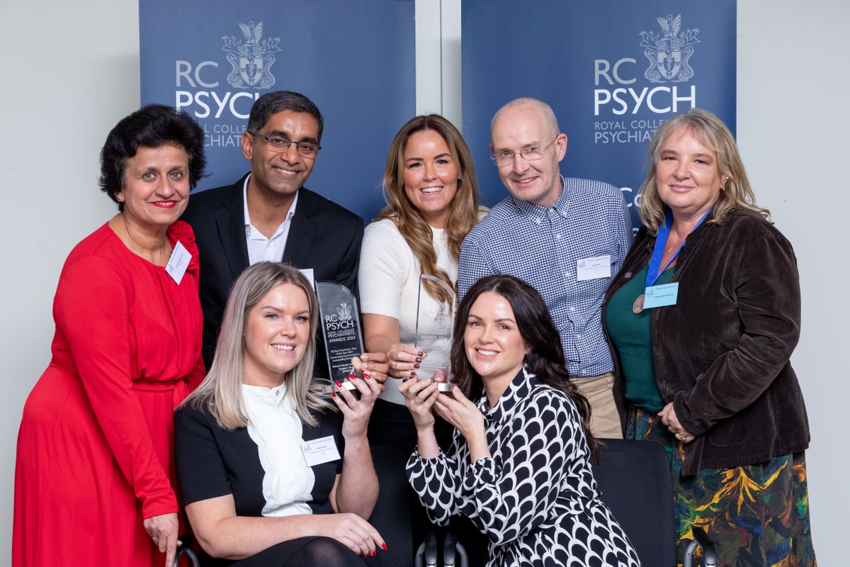 Cheshire and Wirral Partnership NHS FT (@cwpnhs) on Twitter photo 🏆💙 Huge Congratulations to the Mental Health Intensive Team who won two prestigious accolades at this year’s <a href="/rcpsych/">Royal College of Psychiatrists</a> Awards! #TeamCWP <a href="/rcpsychNW/">RCPsych North West</a>
🔗 Read more about this amazing achievement: bit.ly/3OjGSLW 🏆💙 Huge Congratulations to the Mental Health Intensive Team who won two prestigious accolades at this year’s <a href="/rcpsych/">Royal College of Psychiatrists</a> Awards! #TeamCWP <a href="/rcpsychNW/">RCPsych North West</a>
🔗 Read more about this amazing achievement: bit.ly/3OjGSLW