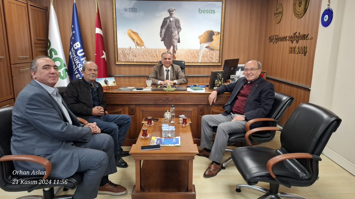 AliParlaz's tweet photo. Besaş genel müdürümüz İbrahim beyi makamında ziyaret ettik https://t.co/taTTphkxWb