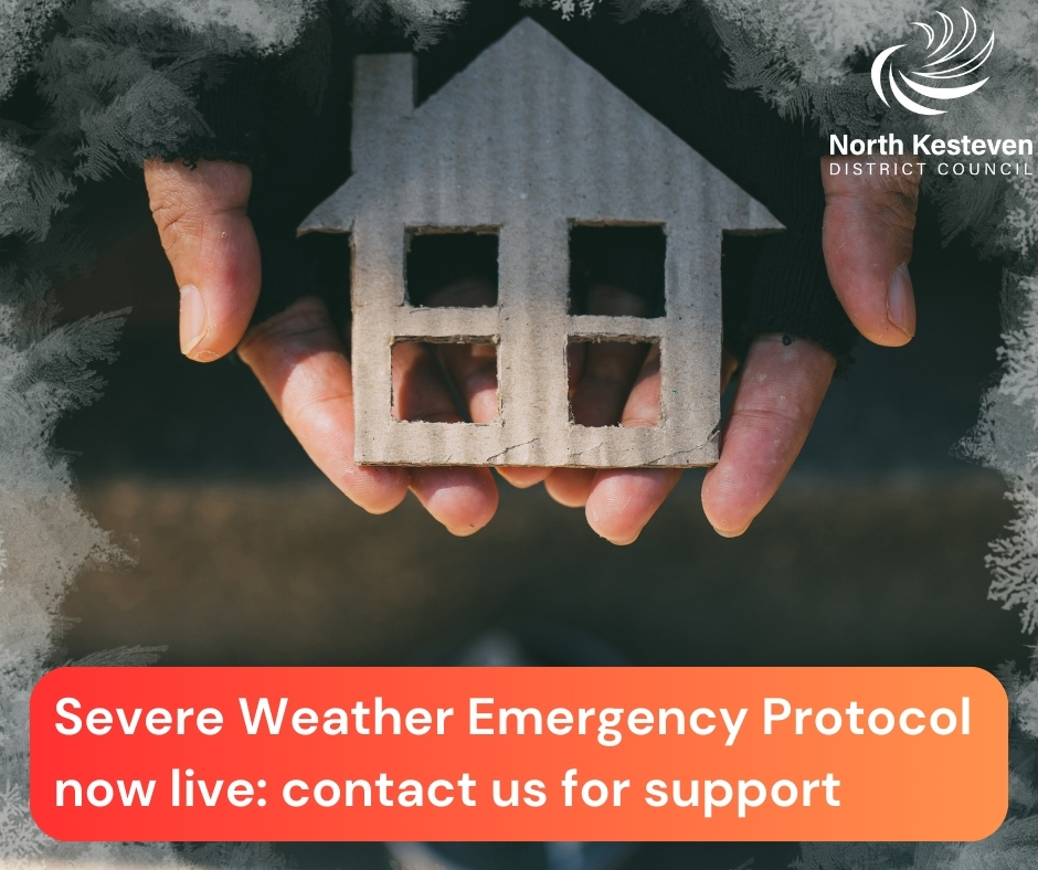 North Kesteven District Council (@northkestevendc) on Twitter photo The Severe Weather Emergency Protocol (SWEP) is activated.
Help and support is available if you are homeless and rough sleeping, or aware of someone who is. Contact NKDC Housing Options Team 01529 414155, housingoptions@n-kesteven.gov.uk, or out of hours on 01529 308308. The Severe Weather Emergency Protocol (SWEP) is activated.
Help and support is available if you are homeless and rough sleeping, or aware of someone who is. Contact NKDC Housing Options Team 01529 414155, housingoptions@n-kesteven.gov.uk, or out of hours on 01529 308308.