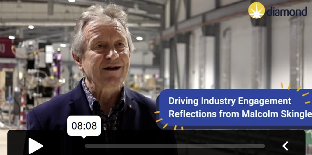 Diamond ILO (@diamondilo) on Twitter photo Malcolm Skingle reflects on his tenure as Chair of <a href="/DiamondLightSou/">Diamond Light Source</a>'s Industrial Science Committee (DISCo). Watch the video to hear his parting thoughts and insights as he retires from the role. loom.ly/ALjYfSY Malcolm Skingle reflects on his tenure as Chair of <a href="/DiamondLightSou/">Diamond Light Source</a>'s Industrial Science Committee (DISCo). Watch the video to hear his parting thoughts and insights as he retires from the role. loom.ly/ALjYfSY