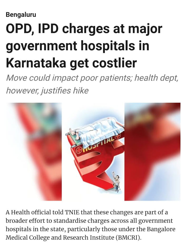 satyakumar_y's tweet photo. Under PM Shri @narendramodi Ji's visionary leadership, initiatives like Ayushman Bharat ensure quality healthcare for the poor, free of cost.

Meanwhile, Congress in #Karnataka burdens the poor by hiking OPD/IPD charges in govt hospitals.

This is the stark difference: PM #Modi ji empowers the poor, #Congress exploits them.