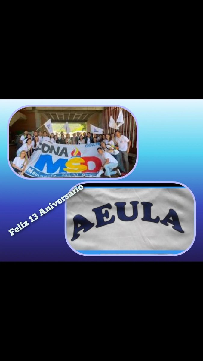 Felicidades son 13 años de lucha y perseverancia, nuestros jóvenes del Movimiento Social Demócrata