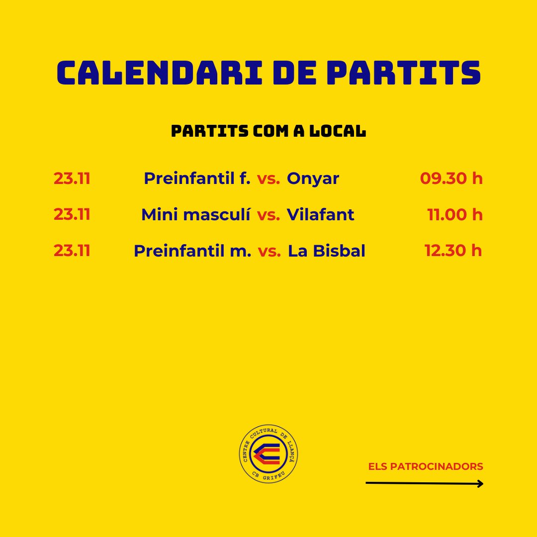 Club Bàsquet Grifeu-Llançà tweet media