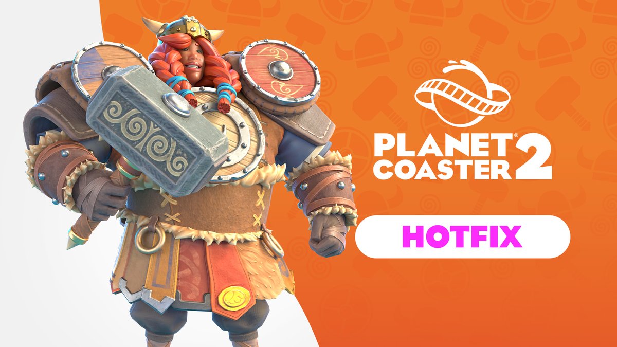 PlanetCoaster's tweet photo. Hotfix 2 is now available for Planet Coaster 2 on all platforms!

Learn more: https://t.co/SPspmr3q8R https://t.co/VK21CzoQCh