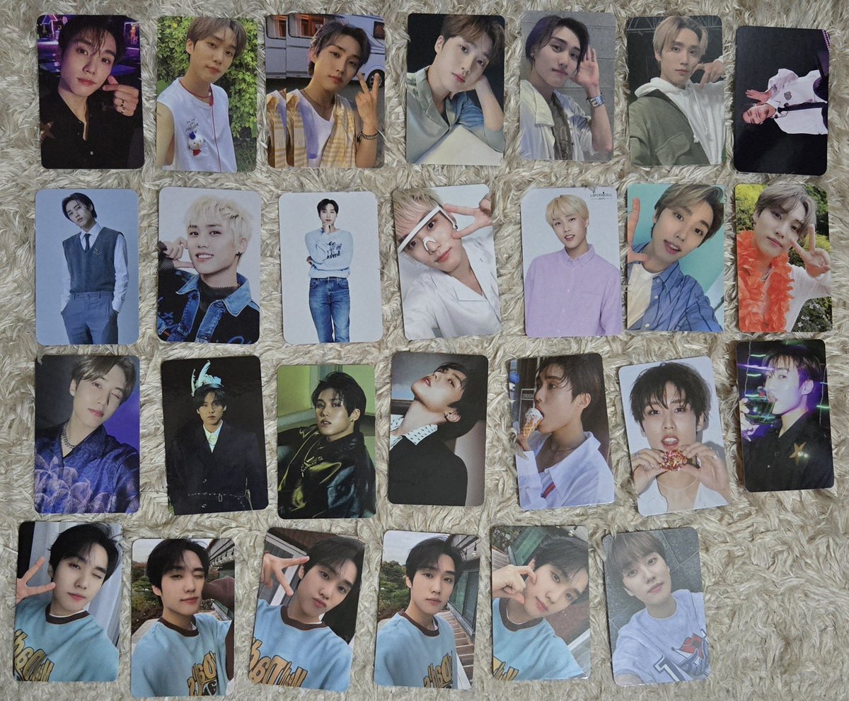 THE BOYZ ドボイズ ドボ 交換
#theboyz交換

【譲】
ジェイコブ

【求】
キュー
固定ツイ 過去 /  Phantasy 以降の封入トレカ（全て未所持）/ 載っていないものでも求めているもの複数あります
または買取 0.01枚、全てまとめて0.28＋送料

💫当方 特典⇆ 封入不可、郵送での交換
💫買取はバラ売り不可