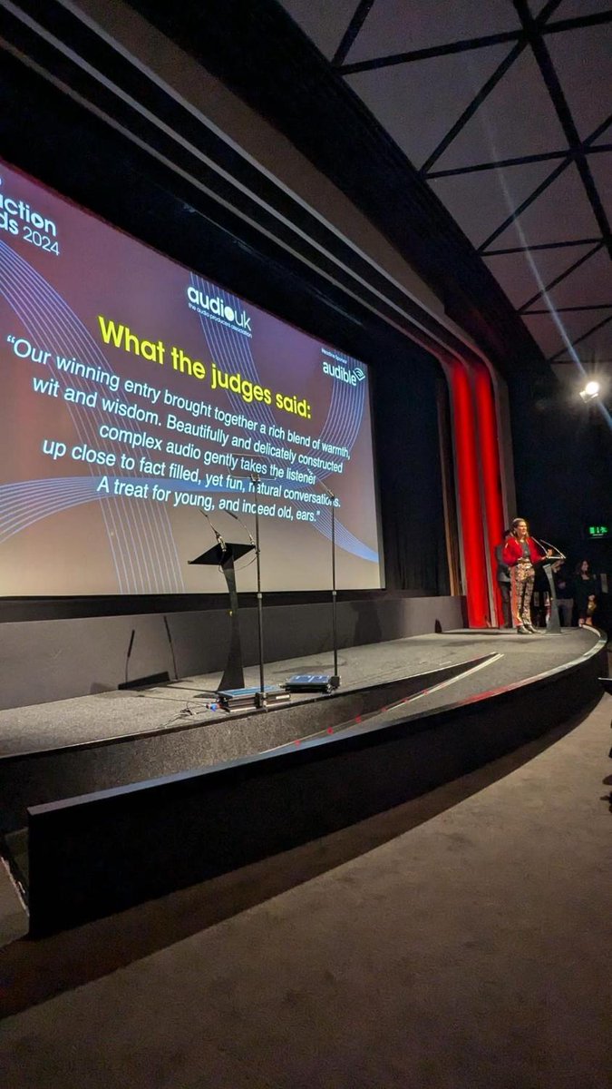 Absolutely delighted that Eloise Stevens has been recognised for her phenomenal work on The Conversation’s Curious Kids #podcast, winning the Little Ears category at the UK Audio Production Awards.

You can listen to her work here: pod.link/1736984532

Photo: Steven Rajam