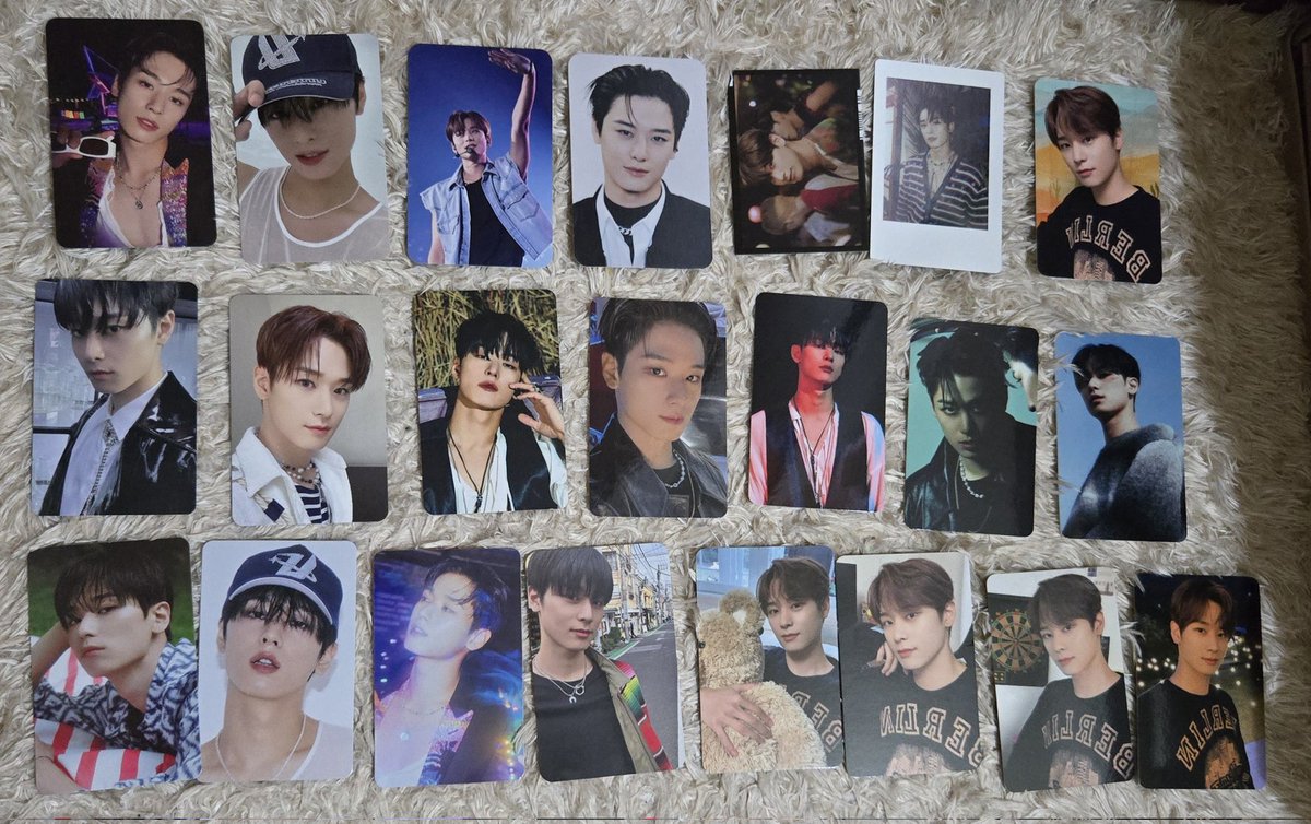 THE BOYZ ドボイズ ドボ 交換
#theboyz交換

【譲】
ジュヨン

【求】
キュー
固定ツイ 過去 /  Phantasy 以降の封入トレカ（全て未所持）/ 載っていないものでも求めているもの複数あります
または 買取 0.01枚、全てまとめて0.35＋送料

💫当方 特典⇆ 封入不可、郵送での交換
💫買取はバラ売り不可