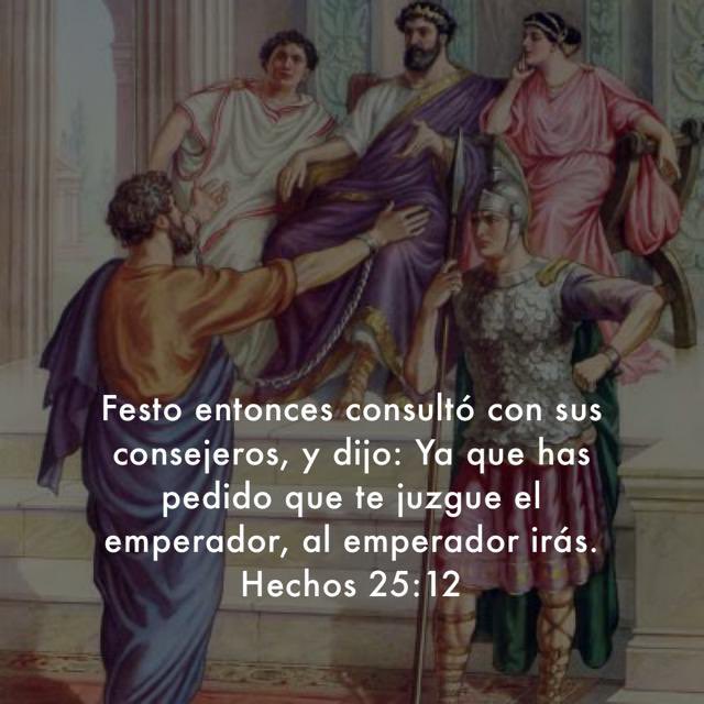 Hechos 25
Cuando el odio y el fanatismo religioso son una amenaza para tu vida el creyente se ve obligado a buscar refugio entre los paganos.