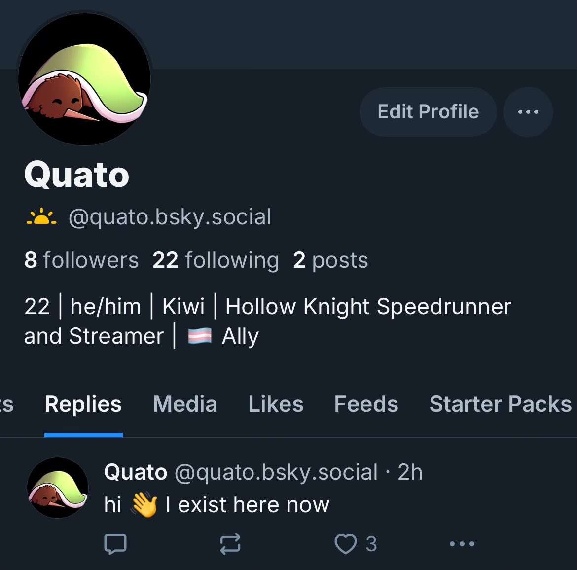 I’m over here now if you wanna find me :)