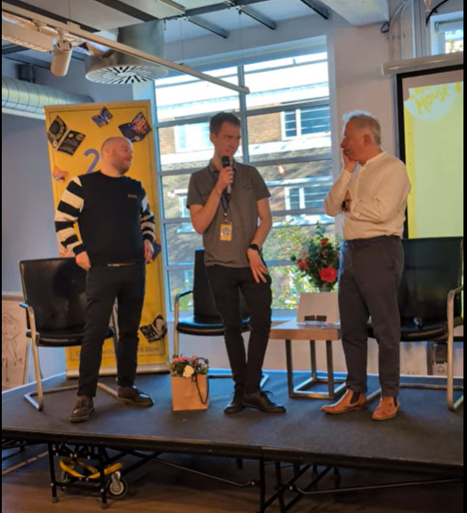 Chicken House (@chickenhsebooks) on Twitter photo That's a wrap on Big Breakfast 2024! 🥐🍳
We had a blast celebrating our wonderful 2025 authors, a very special 25th anniversary and the winners of the Times/CH Children's Fiction competition! Huge congratulations to <a href="/lucasjmaxwell/">Lucas Maxwell</a> and <a href="/Tommy_Finlayson/">Tommy Finlayson</a>!🎉 That's a wrap on Big Breakfast 2024! 🥐🍳
We had a blast celebrating our wonderful 2025 authors, a very special 25th anniversary and the winners of the Times/CH Children's Fiction competition! Huge congratulations to <a href="/lucasjmaxwell/">Lucas Maxwell</a> and <a href="/Tommy_Finlayson/">Tommy Finlayson</a>!🎉