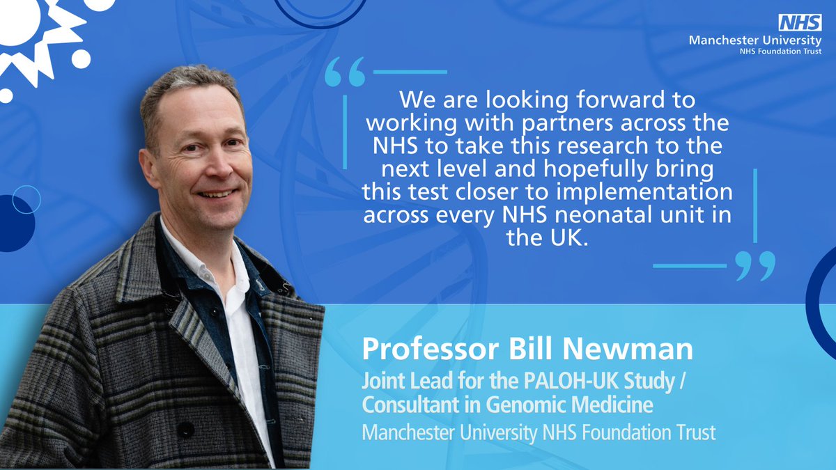 MFT Research and Innovation (@mft_research) on Twitter photo With £1.4m funding from <a href="/NIHRresearch/">National Institute for Health and Care Research</a> and the <a href="/UK_Life_Science/">Office for Life Sciences</a>, PALOH-UK will demonstrate at a larger scale, how the test can be used in a timely way to ensure babies get a safe, effective antibiotic without affecting normal clinical practice.
👇
research.cmft.nhs.uk/news-events/ge… With £1.4m funding from <a href="/NIHRresearch/">National Institute for Health and Care Research</a> and the <a href="/UK_Life_Science/">Office for Life Sciences</a>, PALOH-UK will demonstrate at a larger scale, how the test can be used in a timely way to ensure babies get a safe, effective antibiotic without affecting normal clinical practice.
👇
research.cmft.nhs.uk/news-events/ge…