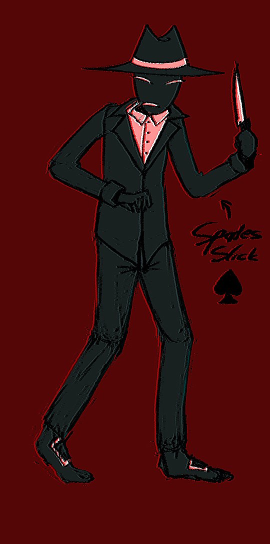 cardsuitlover's tweet image. Hello! I drew fanart of my favorite Homestuck character♠️! My art isn't that good though :/ 
#spadesslick
