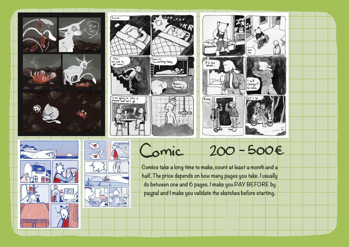 Chambwibwi's tweet image. New commission sheet ! Please dm me ✨