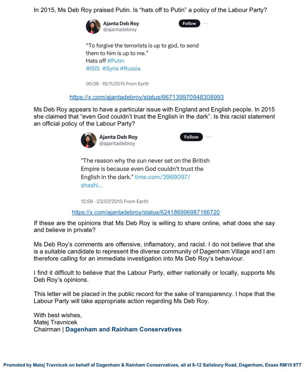 Dagenham and Rainham Conservatives 🇬🇧 tweet media