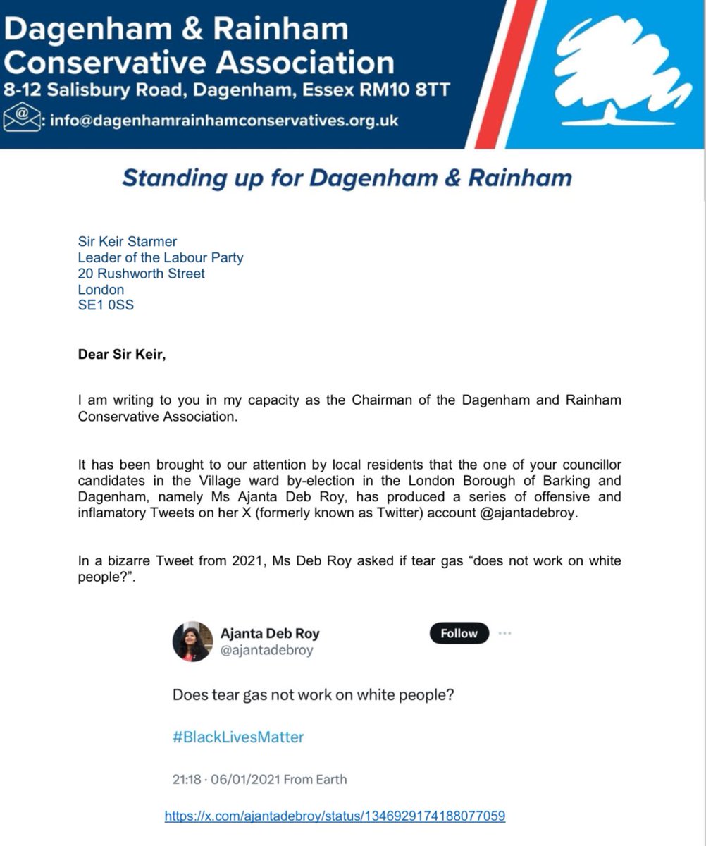 Dagenham and Rainham Conservatives 🇬🇧 tweet media