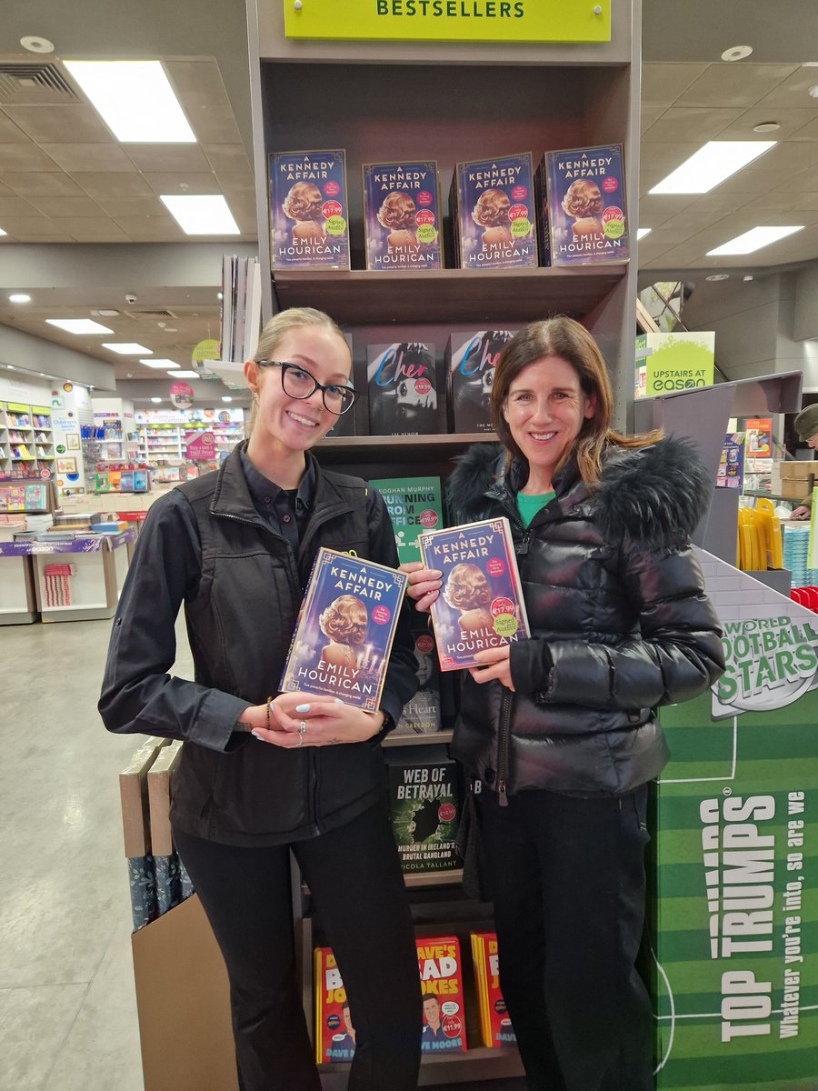 Hachette Ireland (@hachetteire) on Twitter photo Emily with Victoria of <a href="/easons/">Eason</a>  <a href="/blanchcentre/">blanchardstowncentre</a>  on the  A Kennedy Affair signing tour. Many thanks for your help.
<a href="/EmilyH71/">EmilyHourican</a> 
#ChristmasGiftIdeas Emily with Victoria of <a href="/easons/">Eason</a>  <a href="/blanchcentre/">blanchardstowncentre</a>  on the  A Kennedy Affair signing tour. Many thanks for your help.
<a href="/EmilyH71/">EmilyHourican</a> 
#ChristmasGiftIdeas
