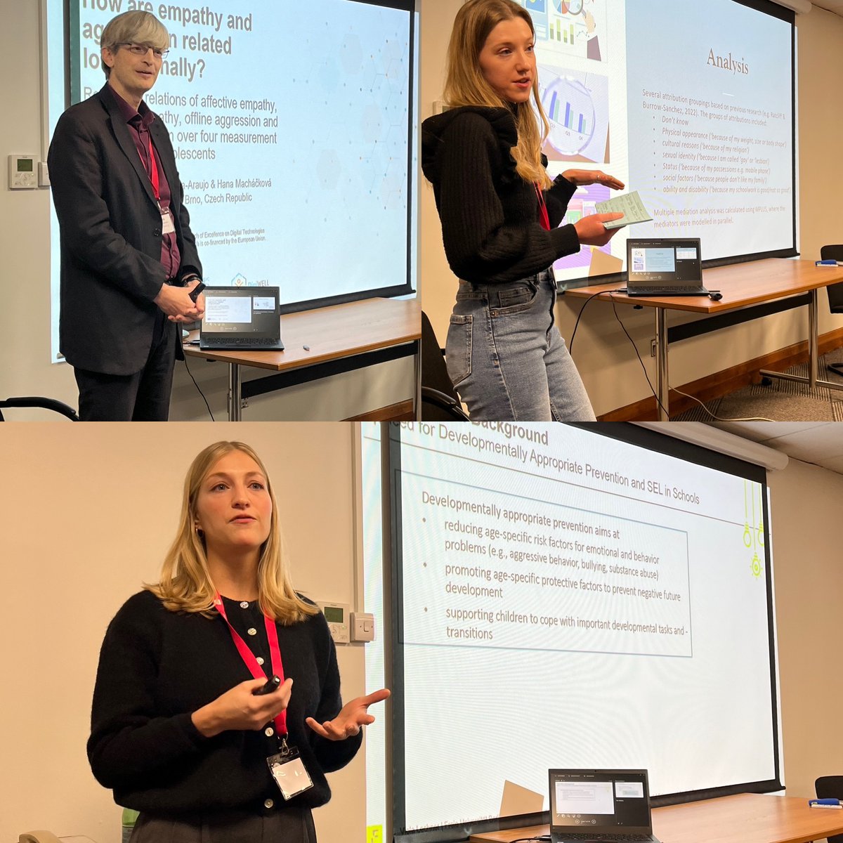 Bullying and Aggressive Behaviour Research Group (@bab_researchntu) on Twitter photo Great presentations this morning from Viola Lechner, Katelynn Wilson and Jan Pfetsch considering emotional competencies, attribution and school experiences #woa2024 <a href="/PsychologyNTU/">NTU Psychology</a> Great presentations this morning from Viola Lechner, Katelynn Wilson and Jan Pfetsch considering emotional competencies, attribution and school experiences #woa2024 <a href="/PsychologyNTU/">NTU Psychology</a>