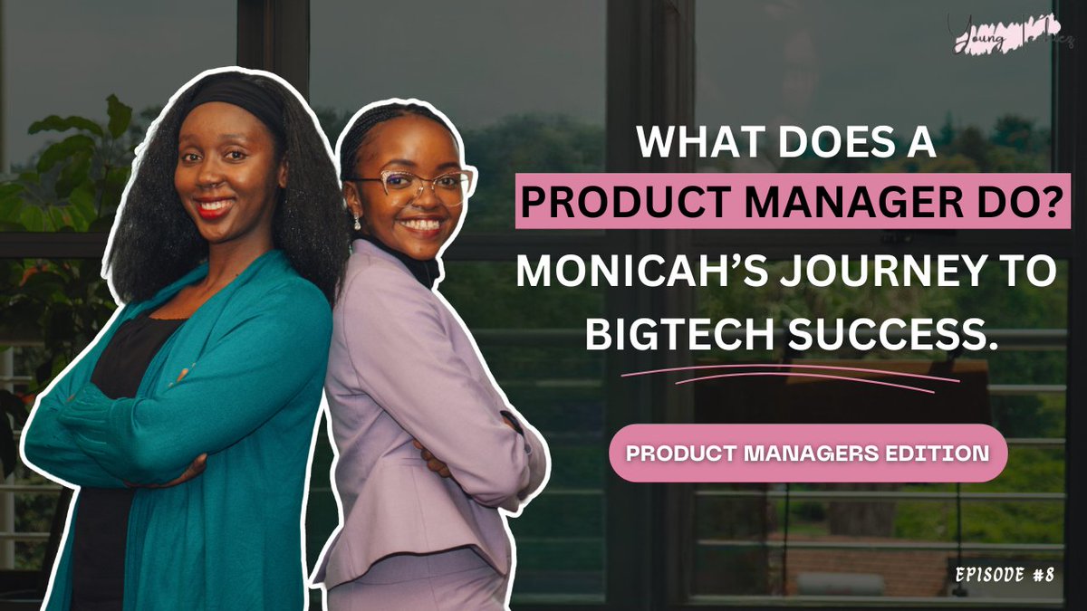 youngtechiez's tweet image. Our next episode drops today at exactly 5:00PM! 🥳

Dive into the world of product management with Monicah Wambugu, a Product Manager at Microsoft. 

Don’t miss it!

youtu.be/cIgmO-9z_ws?si…

#youngtechiez #productmanager #productmanagement #Technology