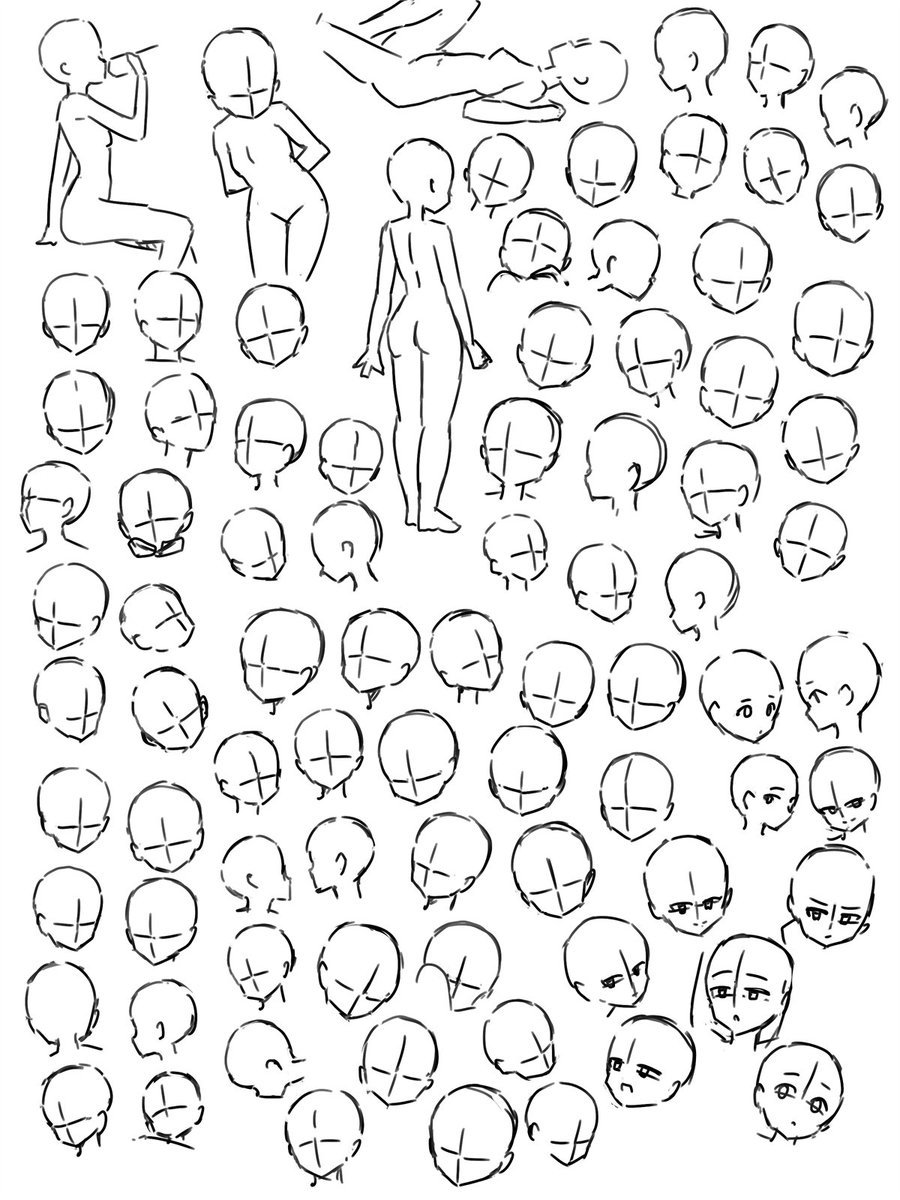 169日目
川口イッサ おんなのこイラストポーズ集の模写 