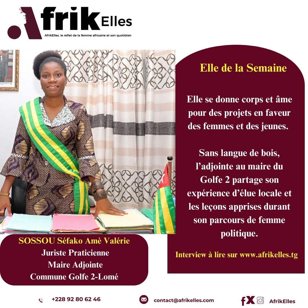 🔔 Dans cet entretien qu’elle a bien voulu accorder à notre rédaction, elle s’exprime à cœur ouvert et sans langue de bois sur sa vie de femme politique et de maire adjointe.

Lire l'interview sur 👇🏾👇🏾

afrikelles.tg/interview-jarr…

<a href="/fct228/">Faîtière des Communes du Togo</a>