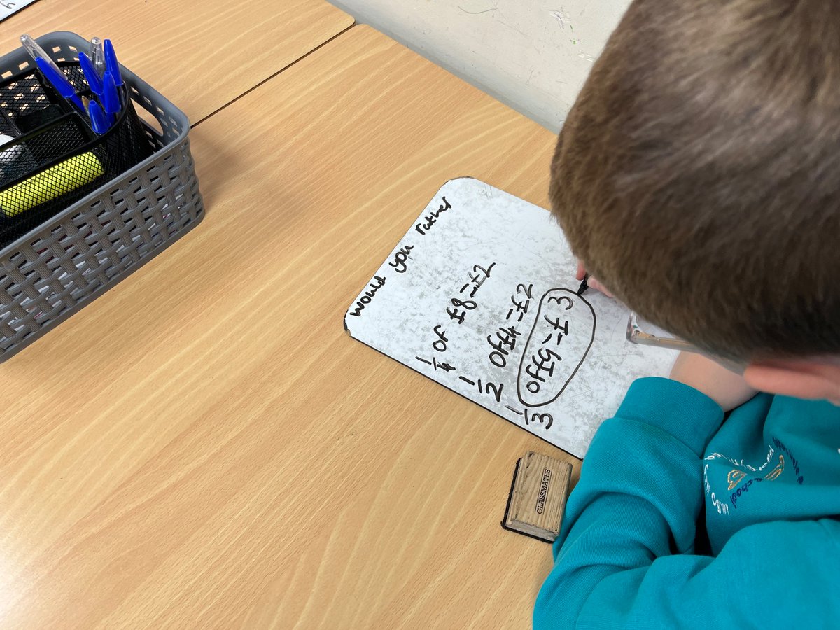 We’ve been busy finding fractions of amounts in Maths today. #TheOVWay #article28