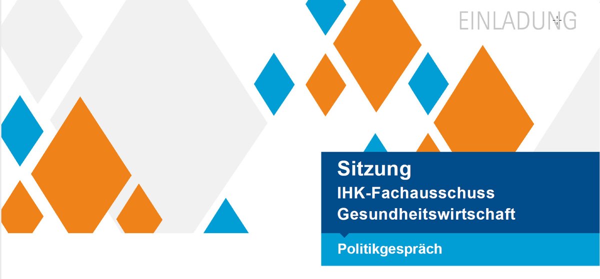 Im Politikgespräch des Fachausschusses Gesundheitswirtschaft der <a href="/IHK_MUC/">IHK München</a> durfte ich diese Woche über die #ePA, das #eRezept und die #eAU sprechen. Digitalisierungsvorhaben sind eine sinnvolle #Investition in unser Gesundheitssystem, die sich  lohnen. ^CB