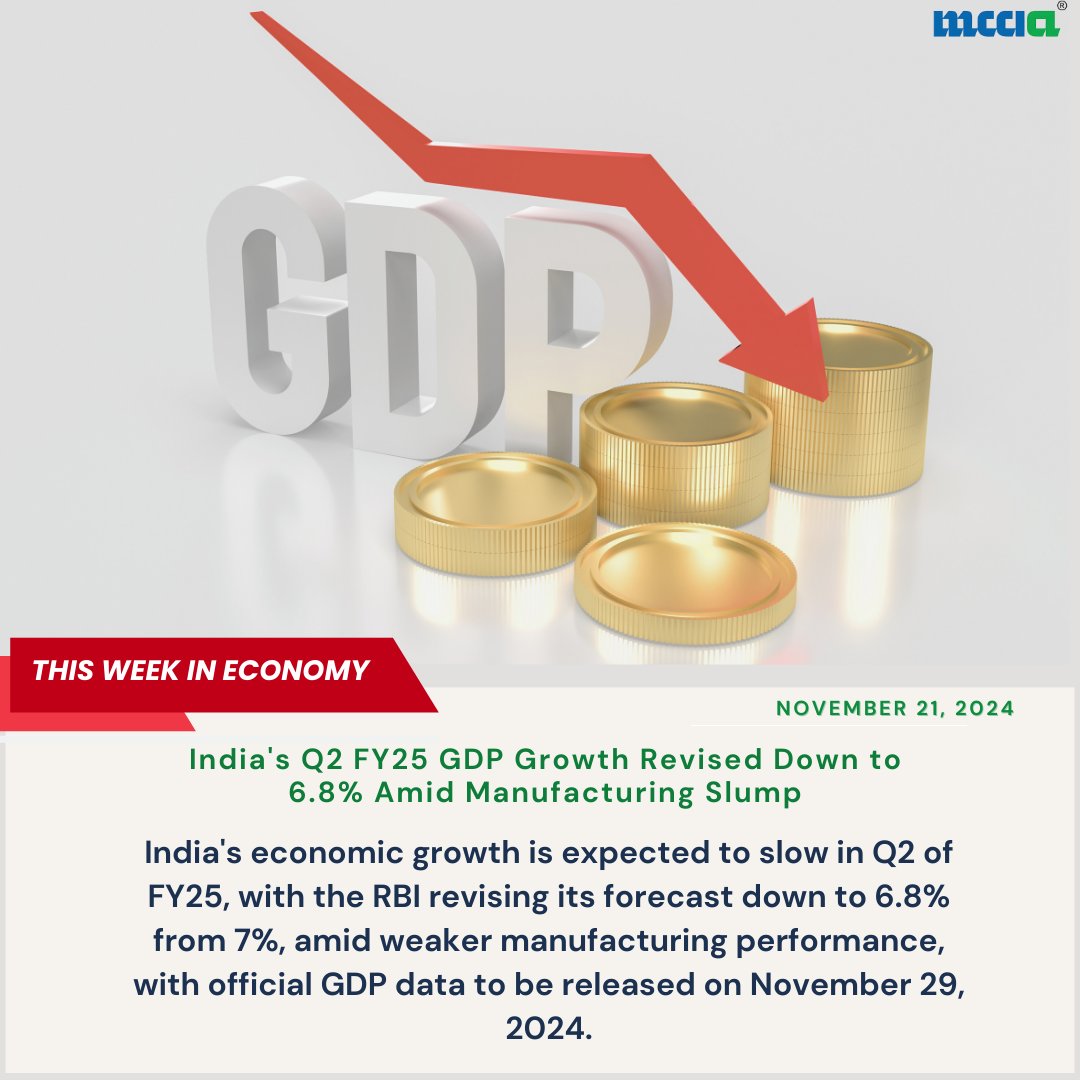 MCCIA_Pune's tweet image. Economic Update of the Week!

Stay informed with the latest trends, insights, and updates shaping the global and local economies.

#EconomyUpdate #MCCIA #BusinessNews #EconomicTrends #IndiaBusiness