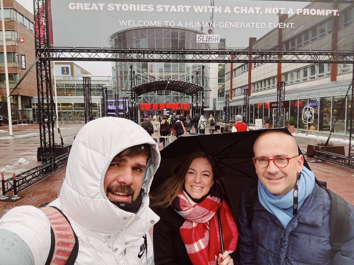 𝘚𝘭𝘶𝘴𝘩 everywhere—on the streets, and at the #Slush2024 event! We braved the Helsinki weather to connect, innovate, and share HeyTrade's i͟n͟v͟e͟s͟t͟m͟e͟n͟t͟ ͟i͟n͟f͟r͟a͟s͟t͟r͟u͟c͟t͟u͟r͟e͟ . At the conference too? Ping us!