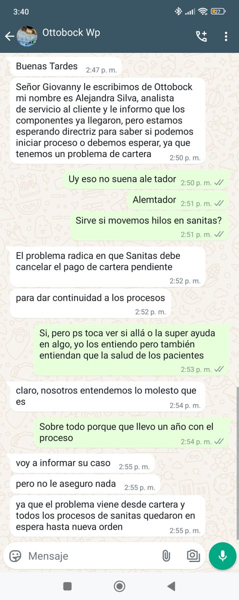 NucciGiovanni's tweet photo. @Supersalud @OttobockAndina @sanitas_eps a dónde me debo dirigir para que me ayuden con este caso????? Somos víctimas del sistema!!!! https://t.co/7LwGWm8Yj3