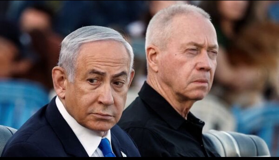 BREAKING NEWS:
The International Criminal Court has issued arrest warrants against Netanyahu and Gallant.

Watch now as their partners in crime in the US government do everything to shield them only further alienating themselves from the rest of the world. 

And justice will