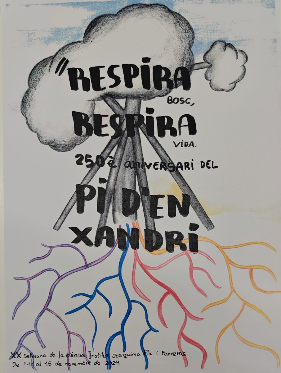 plafarreras's tweet photo. La setmana passada vam celebrar la XX Setmana de la Ciència, enguany al voltant d'una efemèride de la ciutat de Sant Cugat, el 250è aniversari del Pi d'en Xandri! 
Hem intentat apropar els boscos al Plafa, per recordar la seva importància vital: sense boscos, no hi ha vida. https://t.co/7J02ZzTaXx