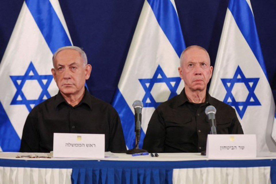 🚨🇮🇱 BREAKING: The ICC has issued ARREST WARRANTS for BENJAMIN NETANYAHU &amp; YOAV GALLANT.