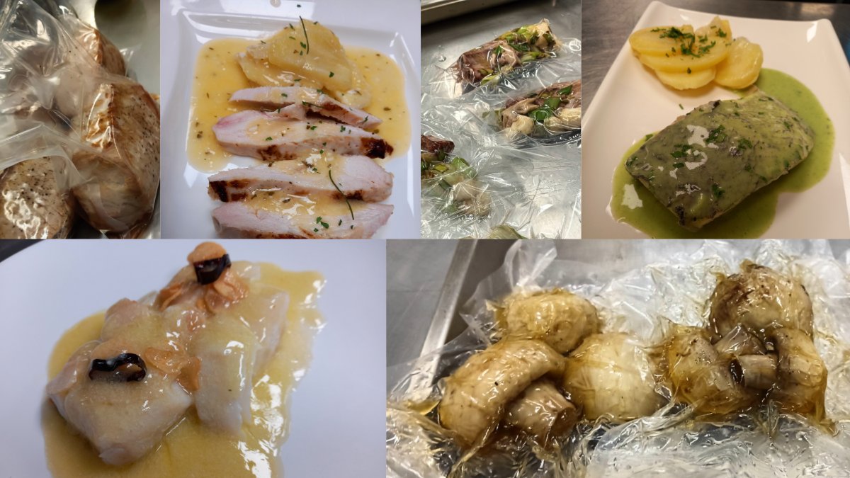 📚🔪Gamarran eta Galdakaon egiten ditugun praktiketan, hutsean ontziratzen ditugu barazkiak, arrainak eta haragiak, tenperatura baxuan prestatzeko. Emaitza: zapore eta ehundura gorenak! 🍽✨ 

#SukaldaritzaSortzailea #EginezIkasi #BIRTLH