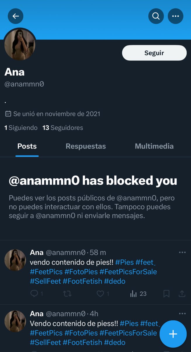 Gran fake gran persona , le pides verificación y te pone excusas y te bloquea <a href="/anammn0/">Ana</a>
