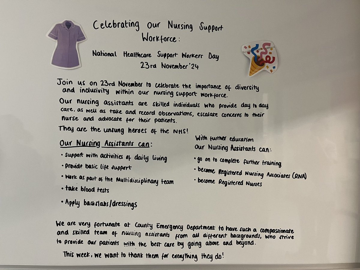 Care Coach Team UHNM (@carecoachuhnm) on Twitter photo Treats dropped off with staff in A&E and spotted their notice board. Enjoy your celebrations on Saturday <a href="/AnnMarieRiley10/">Ann-Marie Riley 💙 RN</a> <a href="/CarolLloydBenn1/">Carol Lloyd-Bennett</a> <a href="/JaneHolmesNHS/">Hello My Name Is Jane (Holmes)</a> <a href="/UHNM_NHS/">UHNM NHS Trust 🏥</a> Treats dropped off with staff in A&E and spotted their notice board. Enjoy your celebrations on Saturday <a href="/AnnMarieRiley10/">Ann-Marie Riley 💙 RN</a> <a href="/CarolLloydBenn1/">Carol Lloyd-Bennett</a> <a href="/JaneHolmesNHS/">Hello My Name Is Jane (Holmes)</a> <a href="/UHNM_NHS/">UHNM NHS Trust 🏥</a>