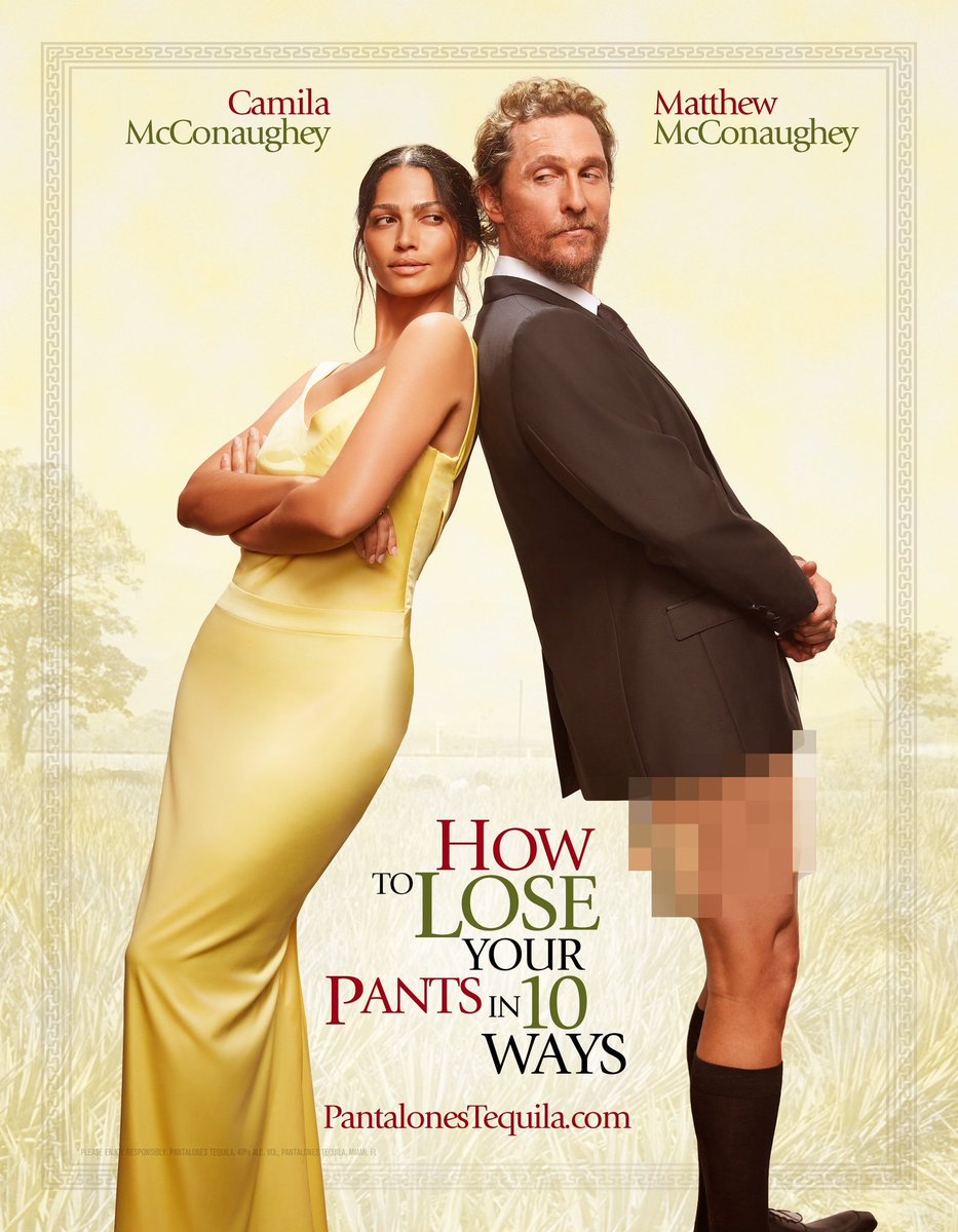 stealthelook's tweet photo. simplesmente Matthew McConaughey e a esposa Camila Alves refazendo a capa do clássico 'como perder um homem em 10 dias' https://t.co/R9FK4eVr9d