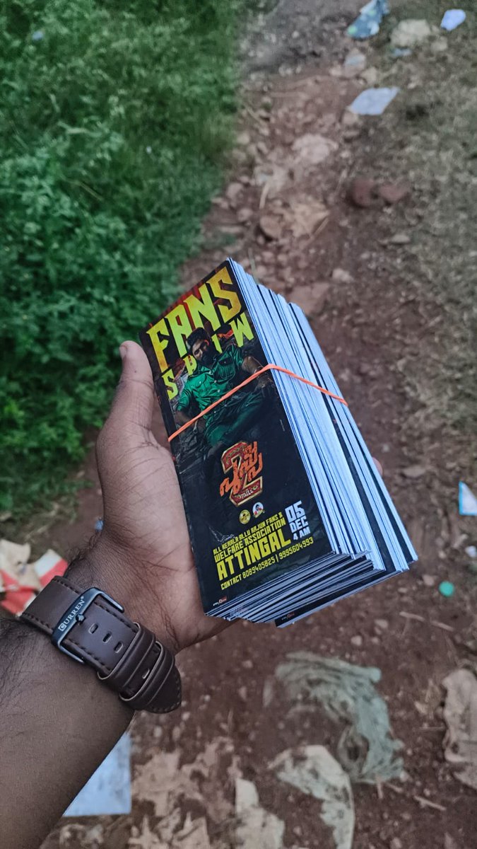 AFWATvmDC's tweet photo. "Attingal Area Committee fans, show tickets now available..."

Grand Celebration On DEC 5 🥵🔥

@alluarjun #Pushpa2TheRule https://t.co/jAGv4eioy7