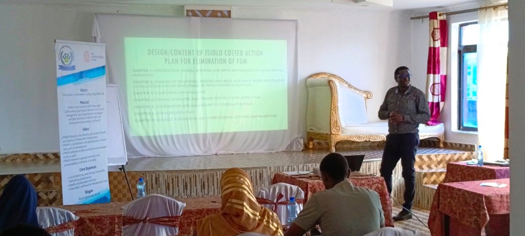 PWHE4's tweet photo. PWHE, in collaboration with #MenEndFGM, hosted a validation workshop for the Costed Action Plan to accelerate efforts to end FGM in Isiolo County. A step closer to creating a safer future for girls and women. #EndFGM #Unicef #MenEndFGM https://t.co/NpvgyVq0U0
