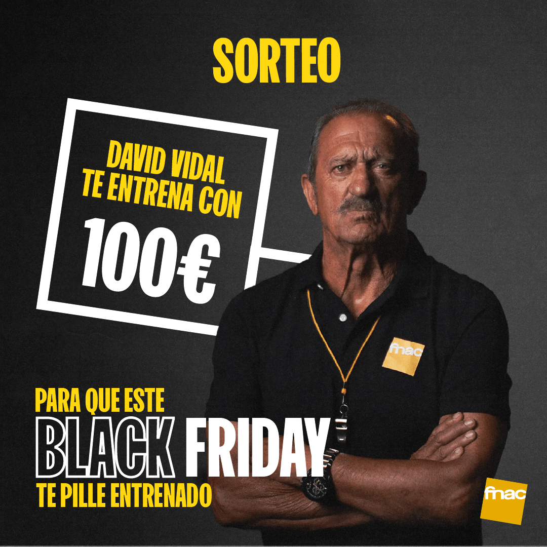 💥 SORTEO EXPRESS 💥

De una tarjeta regalo de 100€ para que hagas caso al míster y que este Black Friday te pille entrenada.

✅ Sigue a <a href="/Fnac_ESP/">Fnac España</a> 
✅ RT
✅ Menciona a un amigo con #BlackFridayenFnac 

Resultado el 22/11💥
BBLL epr.ms/4fC60d0